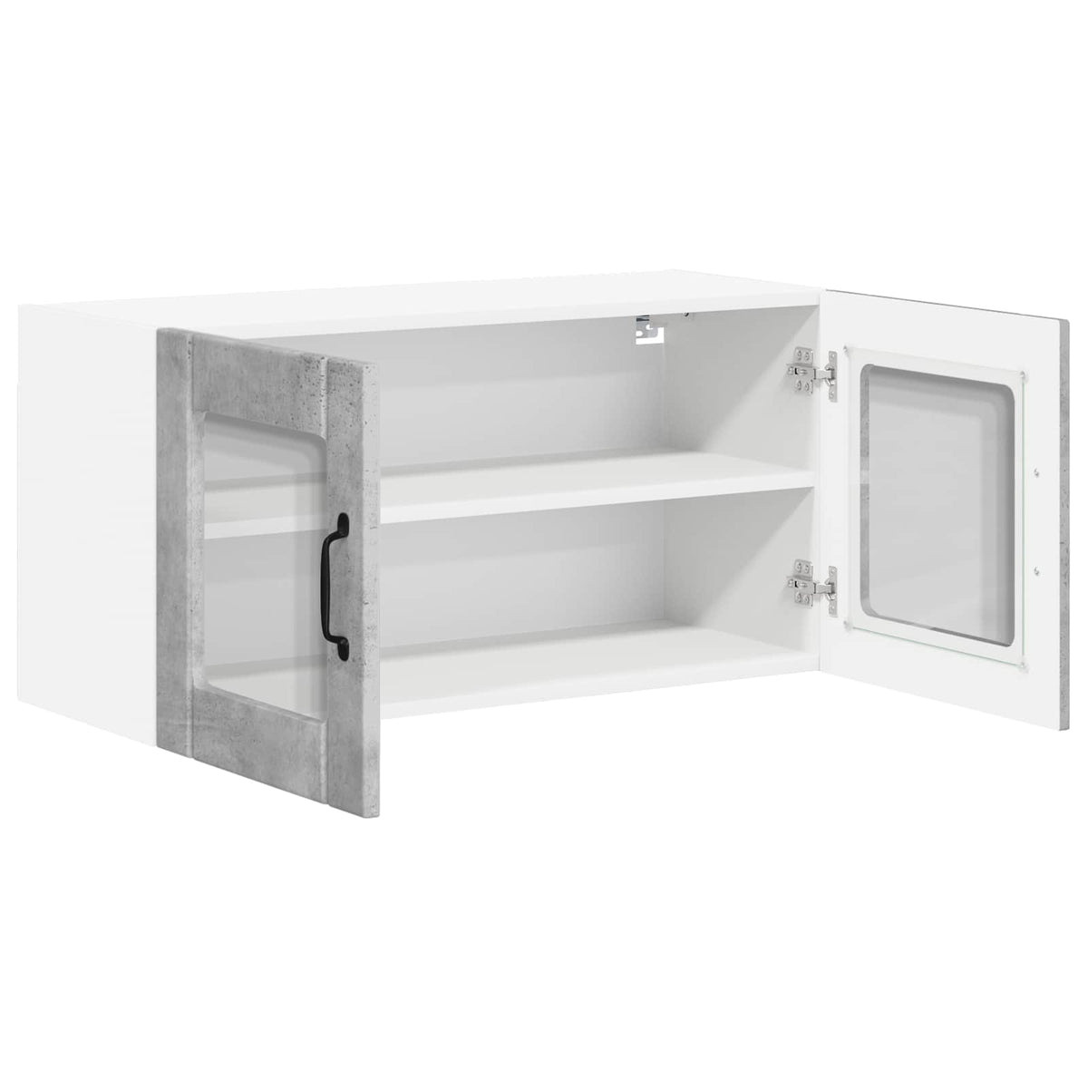 Væglågskab LUCCA Betongrå 80 x 31 x 40 cm Konstrueret træ