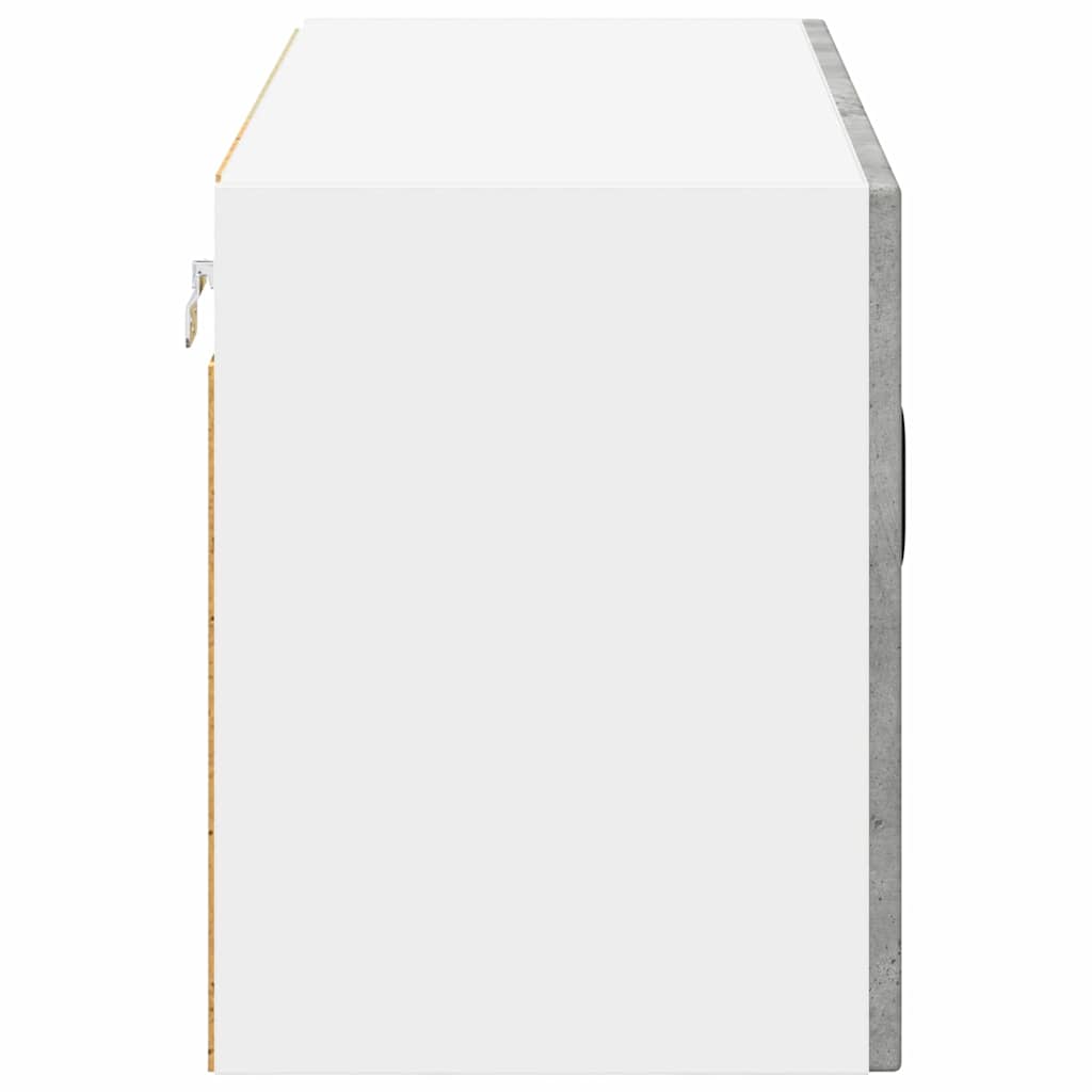 Væglågskab LUCCA Betongrå 80 x 31 x 40 cm Konstrueret træ