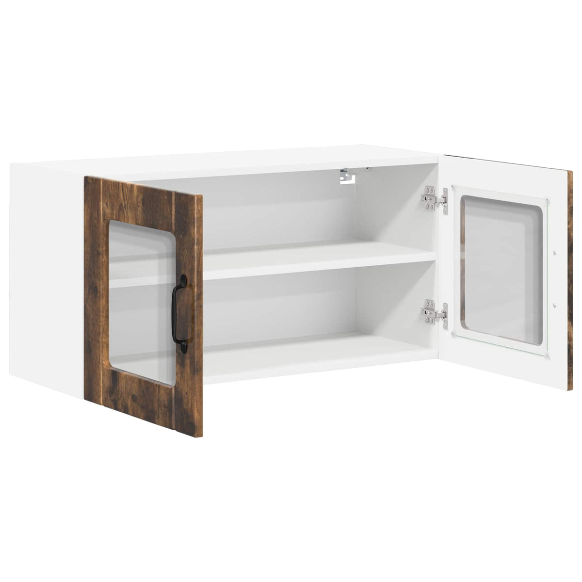 Væglågskab LUCCA Røget eg 80 x 31 x 40 cm Konstrueret træ