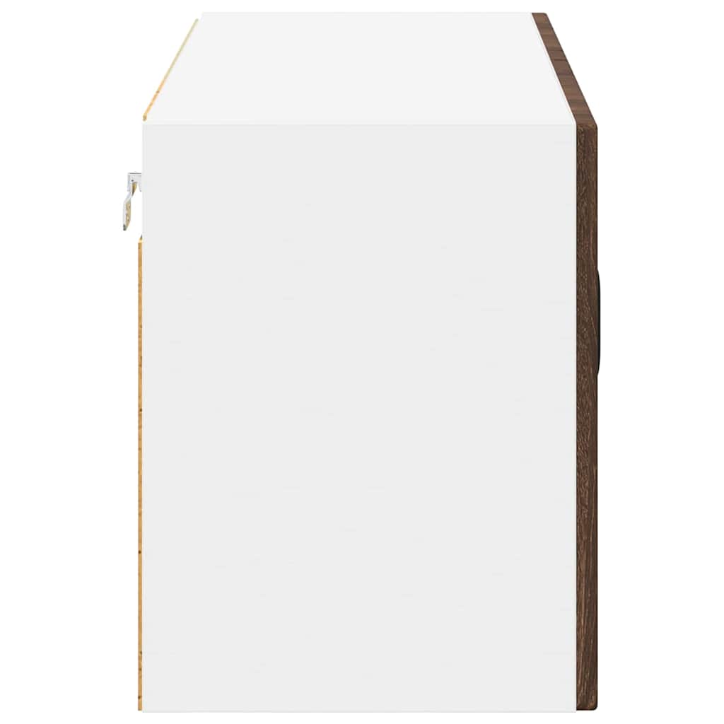 Væglågskab LUCCA Brunt eg 80 x 31 x 40 cm Konstrueret træ