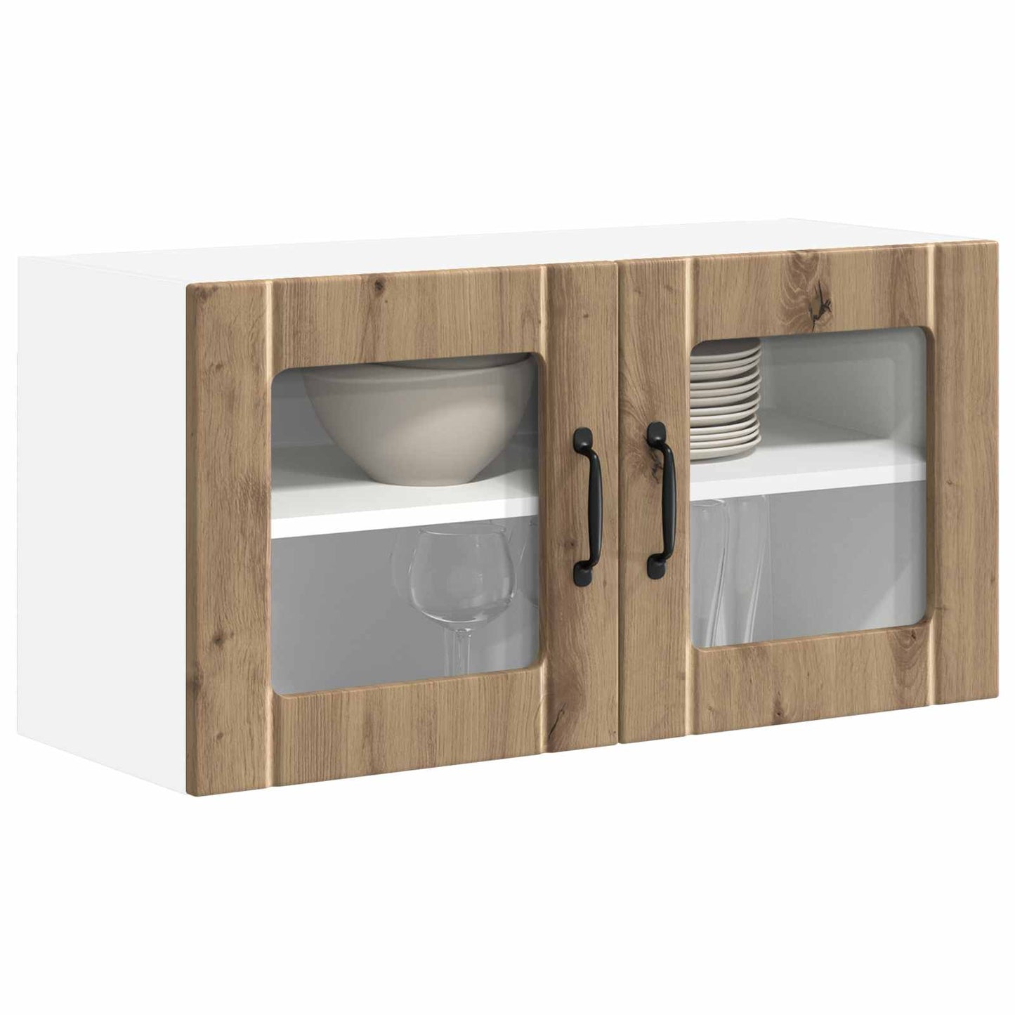 Væglågskab LUCCA Artisan-eg 80 x 31 x 40 cm Konstrueret træ