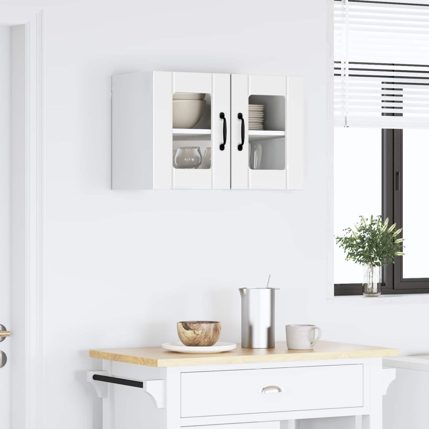Væglågskab LUCCA Hvid højglans 60 x 31 x 40 cm Konstrueret træ