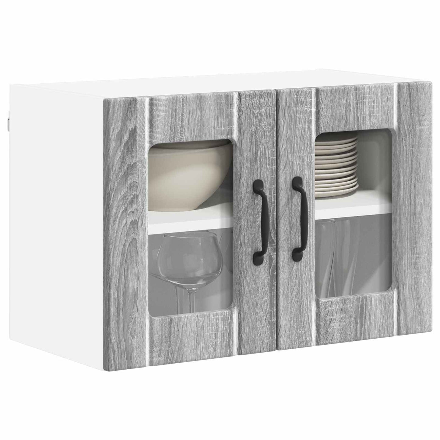 Væglågskab LUCCA Grå sonoma-eg 60 x 31 x 40 cm Konstrueret træ