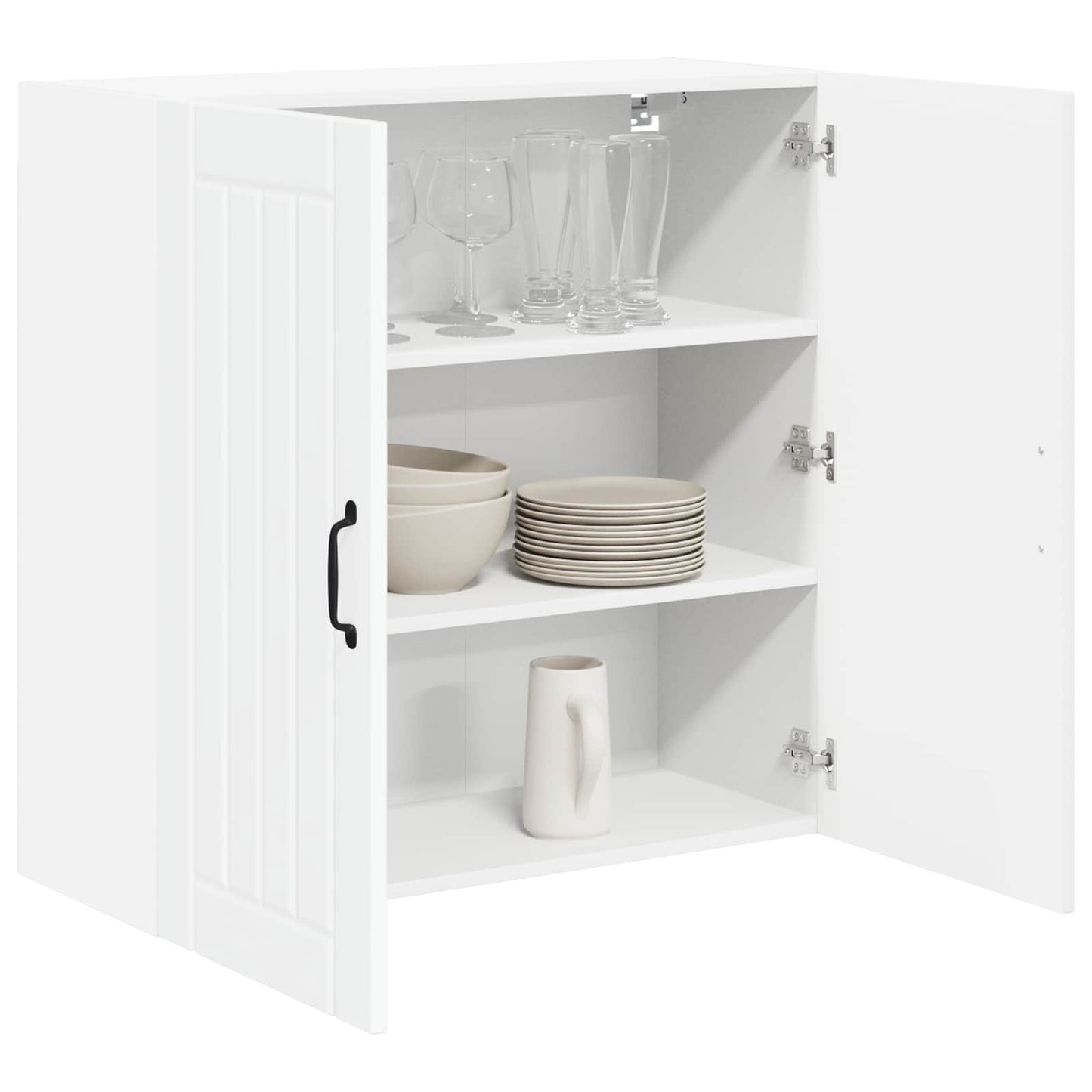 Vægskab LUCCA Hvid 80 x 31 x 80 cm Konstrueret træ