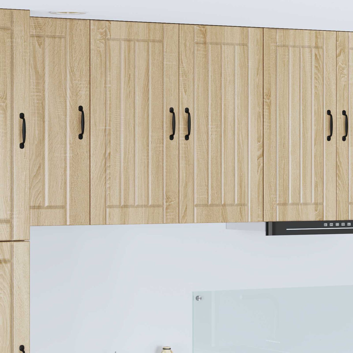 Vægskab LUCCA Sonoma-eg 80 x 31 x 80 cm Konstrueret træ