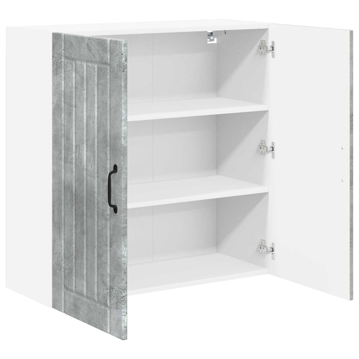 Vægskab LUCCA Betongrå 80 x 31 x 80 cm Konstrueret træ
