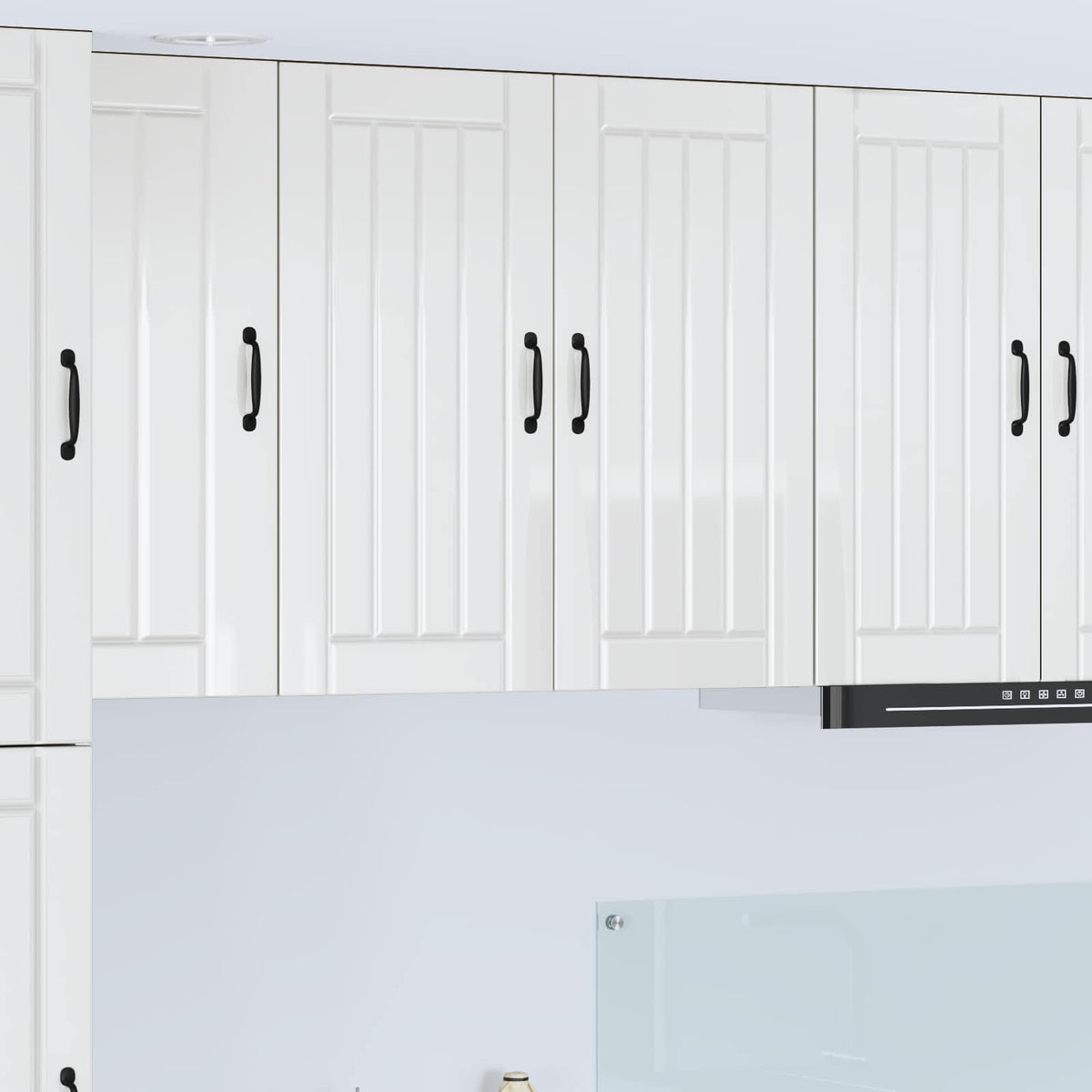 Vægskab LUCCA Hvid højglans 80 x 31 x 80 cm Konstrueret træ