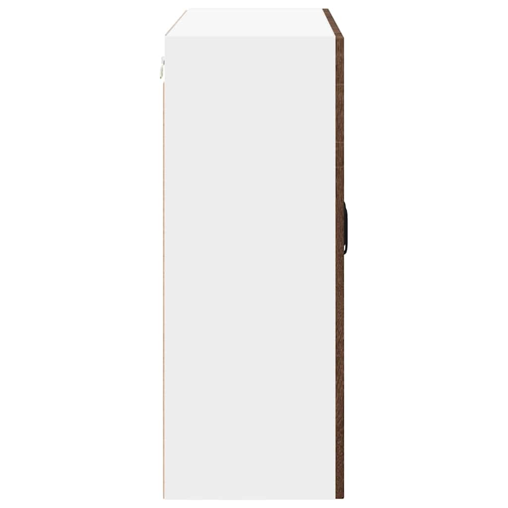 Vægskab LUCCA Brunt eg 80 x 31 x 80 cm Konstrueret træ