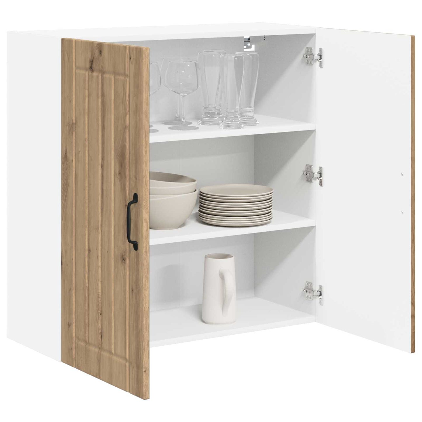 Vægskab LUCCA Artisan-eg 80 x 31 x 80 cm Konstrueret træ