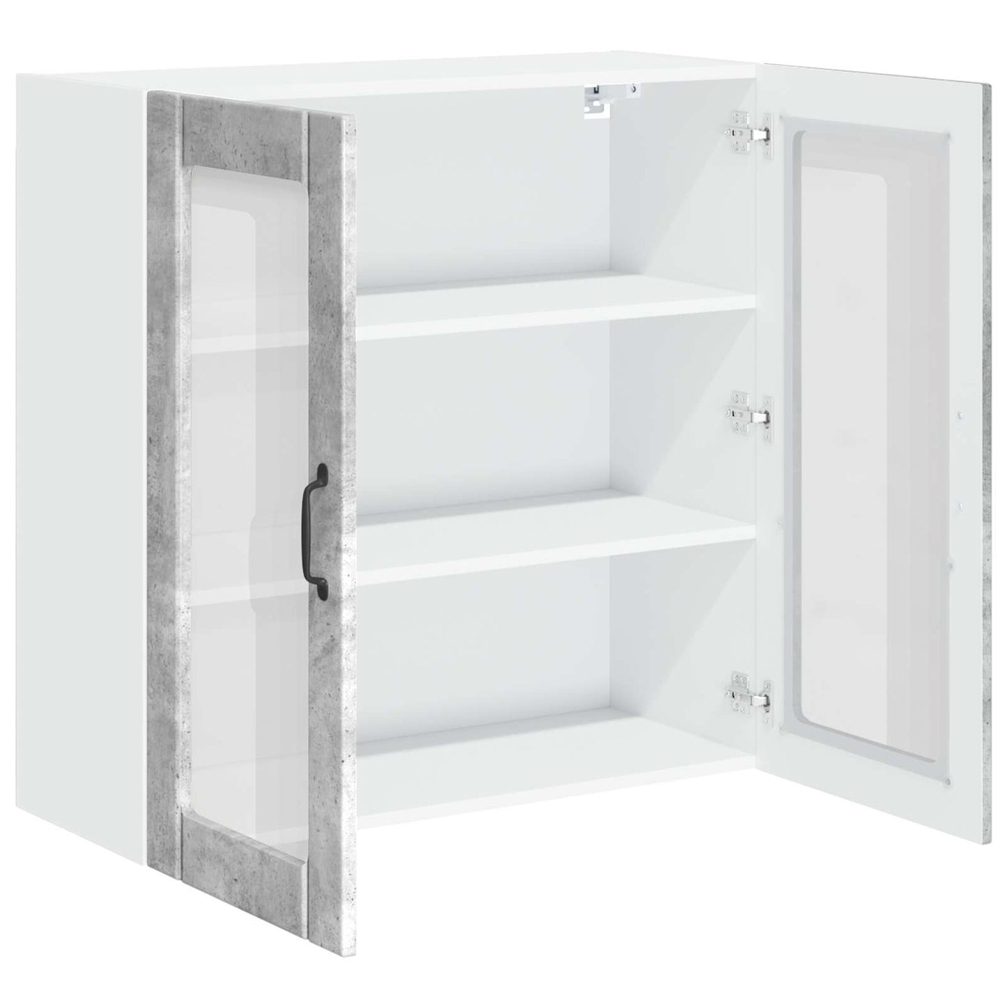 Væglågskab LUCCA Betongrå 80 x 31 x 80 cm Konstrueret træ