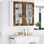 Væglågskab LUCCA Røget eg 80 x 31 x 80 cm Konstrueret træ