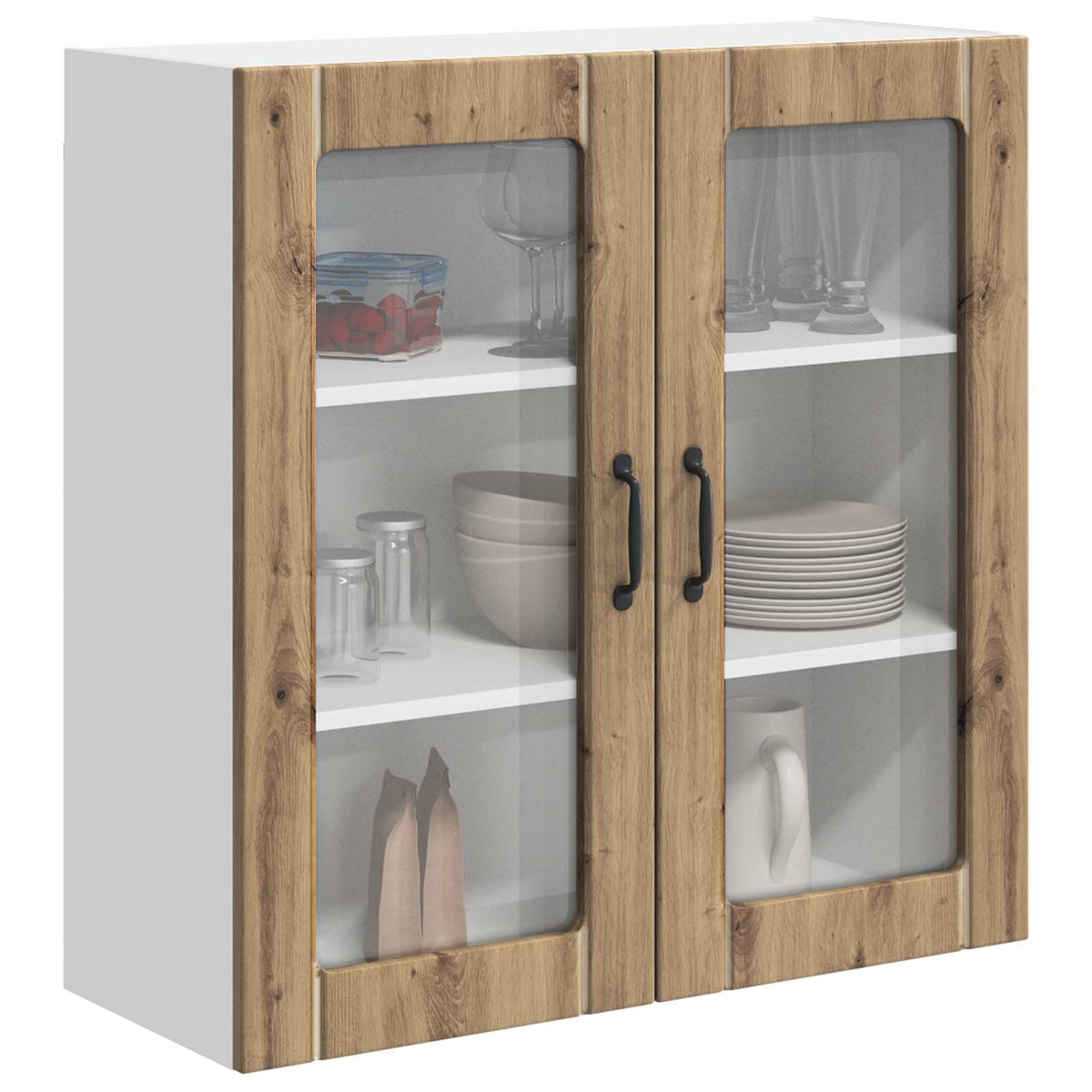 Væglågskab LUCCA Artisan-eg 80 x 31 x 80 cm Konstrueret træ