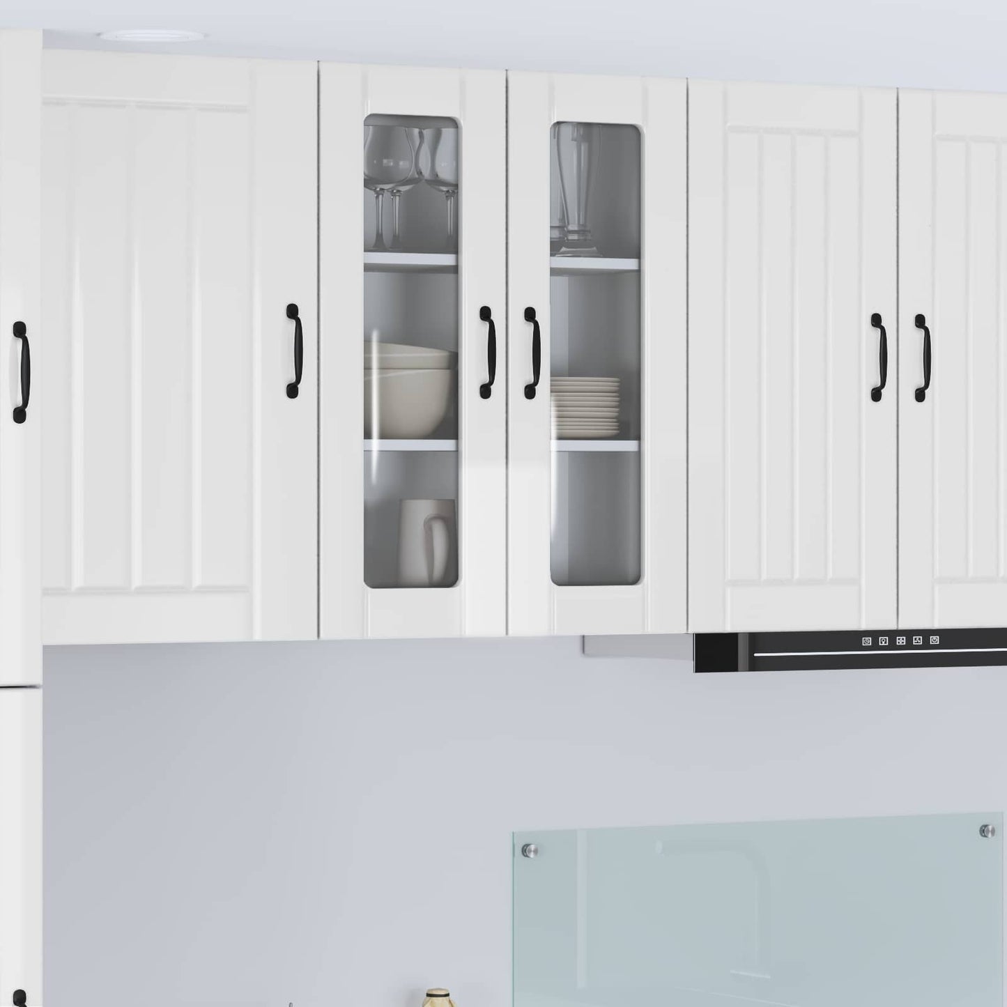 Væglågskab LUCCA Hvid højglans 60 x 31 x 80 cm Konstrueret træ