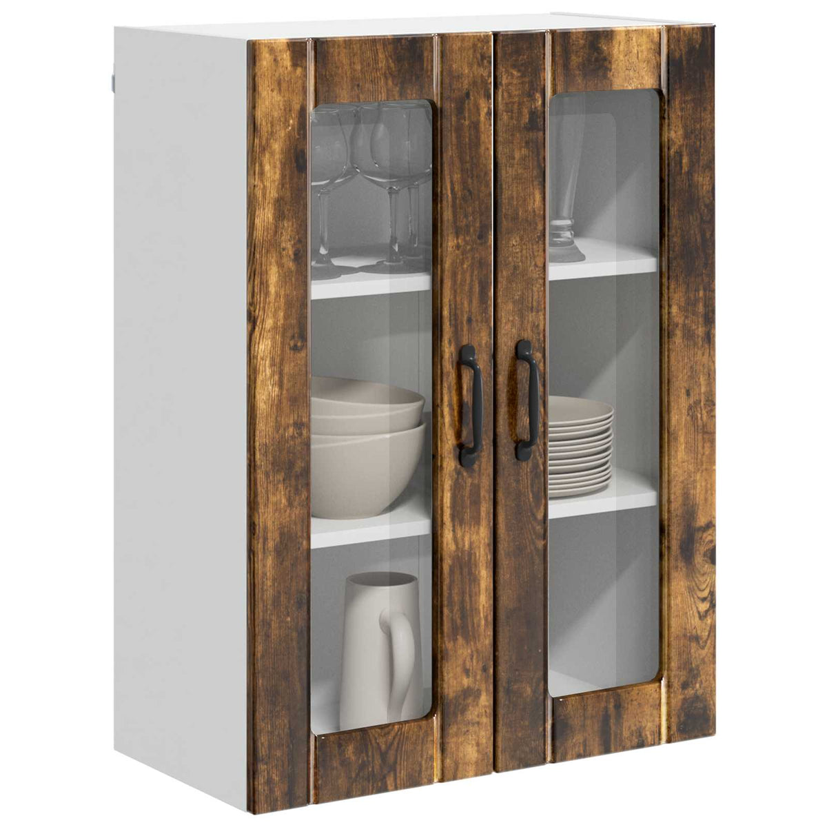 Væglågskab LUCCA Røget eg 60 x 31 x 80 cm Konstrueret træ