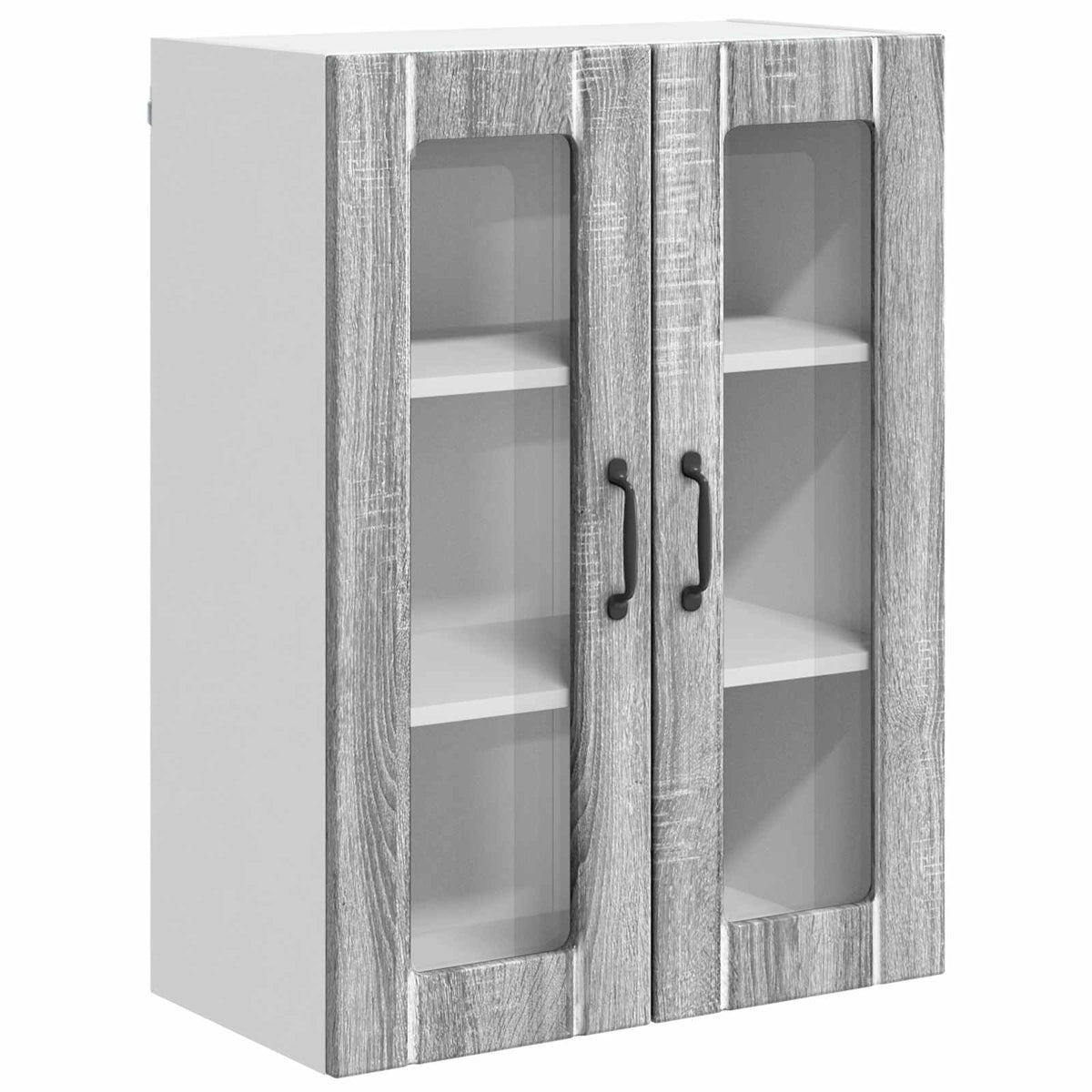 Væglågskab LUCCA Grå sonoma-eg 60 x 31 x 80 cm Konstrueret træ
