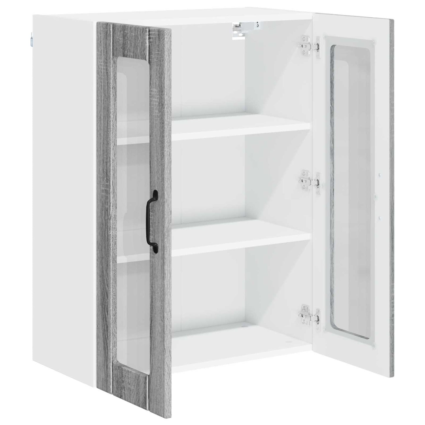 Væglågskab LUCCA Grå sonoma-eg 60 x 31 x 80 cm Konstrueret træ