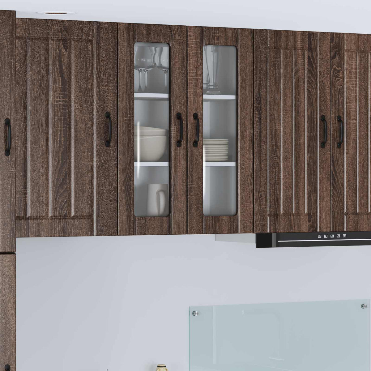 Væglågskab LUCCA Brunt eg 60 x 31 x 80 cm Konstrueret træ