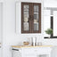 Væglågskab LUCCA Brunt eg 60 x 31 x 80 cm Konstrueret træ