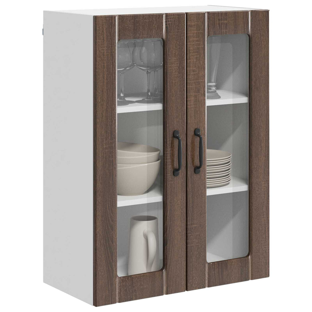 Væglågskab LUCCA Brunt eg 60 x 31 x 80 cm Konstrueret træ