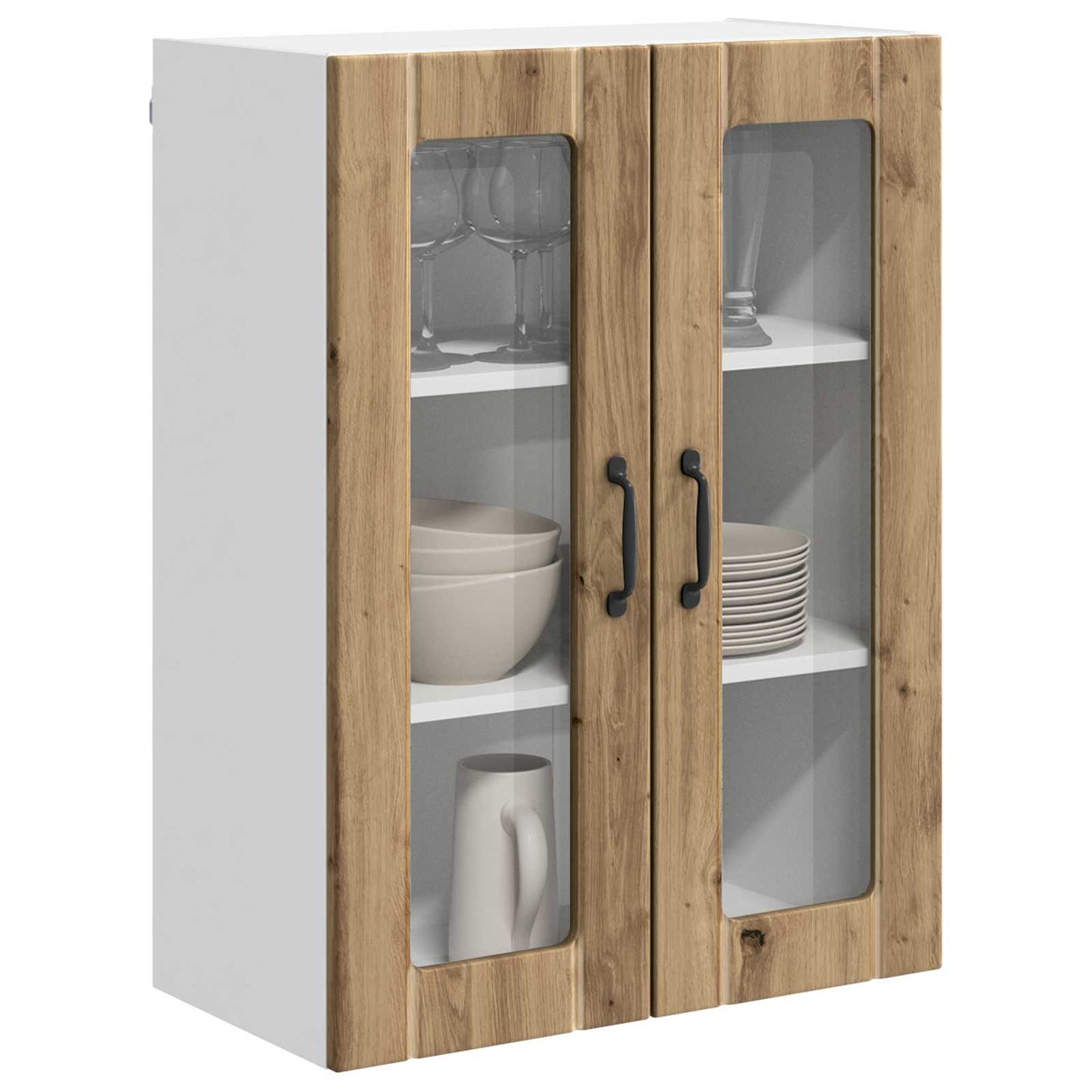 Væglågskab LUCCA Artisan-eg 60 x 31 x 80 cm Konstrueret træ