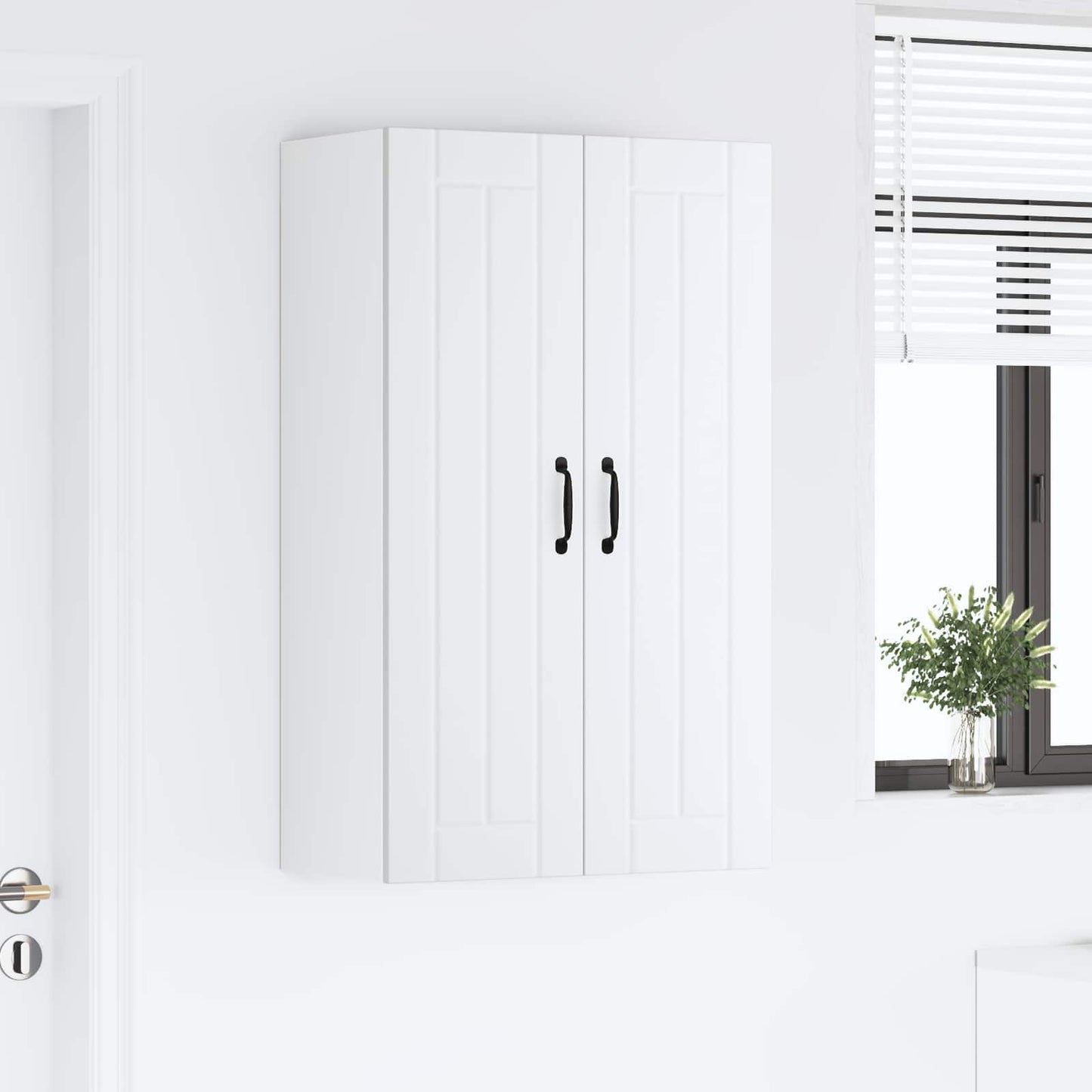 Vægskab LUCCA Hvid 60 x 31 x 100 cm Konstrueret træ
