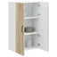 Vægskab LUCCA Sonoma-eg 60 x 31 x 100 cm Konstrueret træ