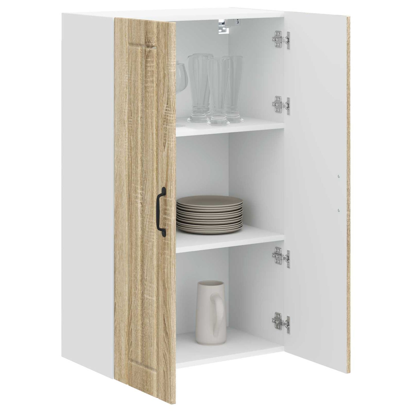 Vægskab LUCCA Sonoma-eg 60 x 31 x 100 cm Konstrueret træ
