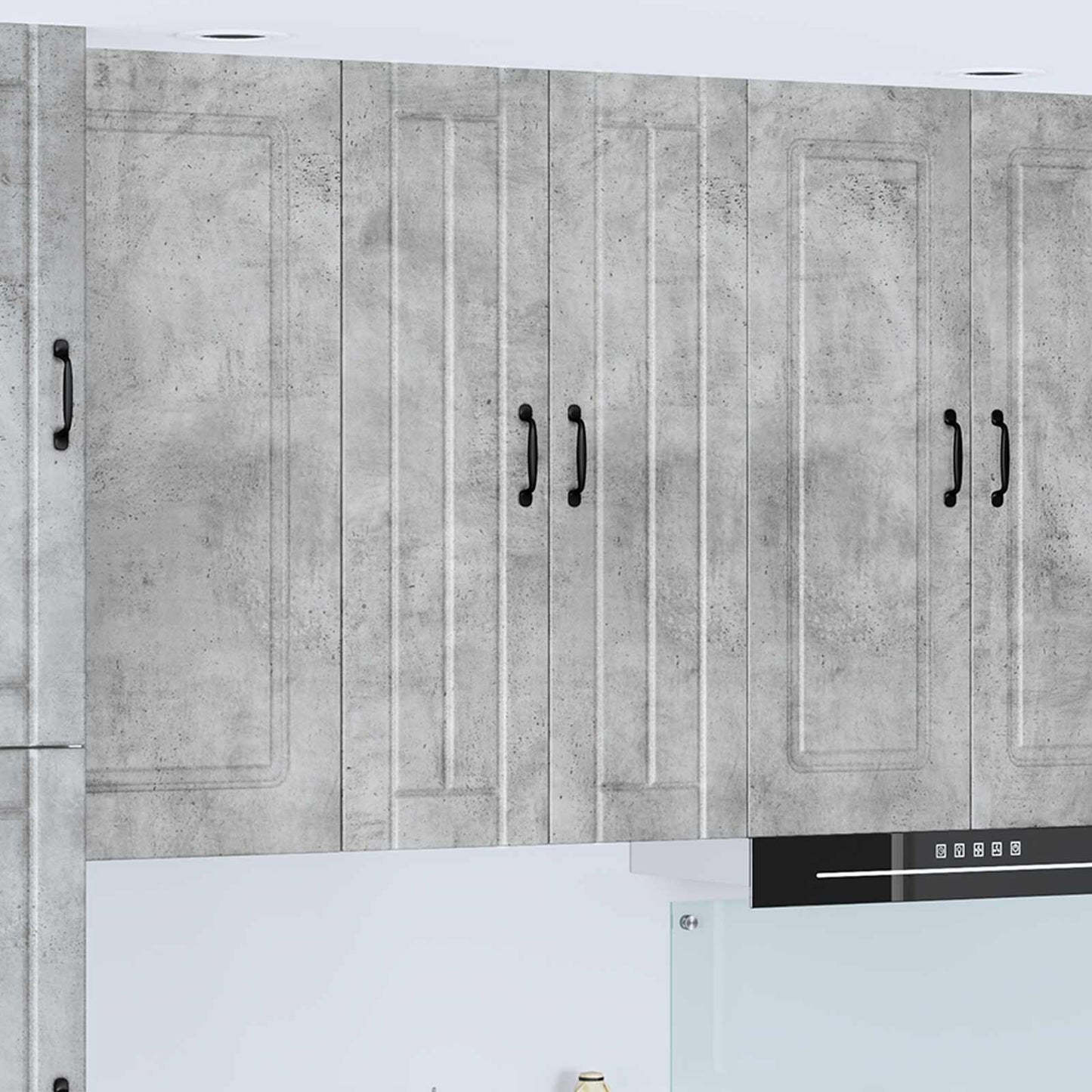 Vægskab LUCCA Betongrå 60 x 31 x 100 cm Konstrueret træ