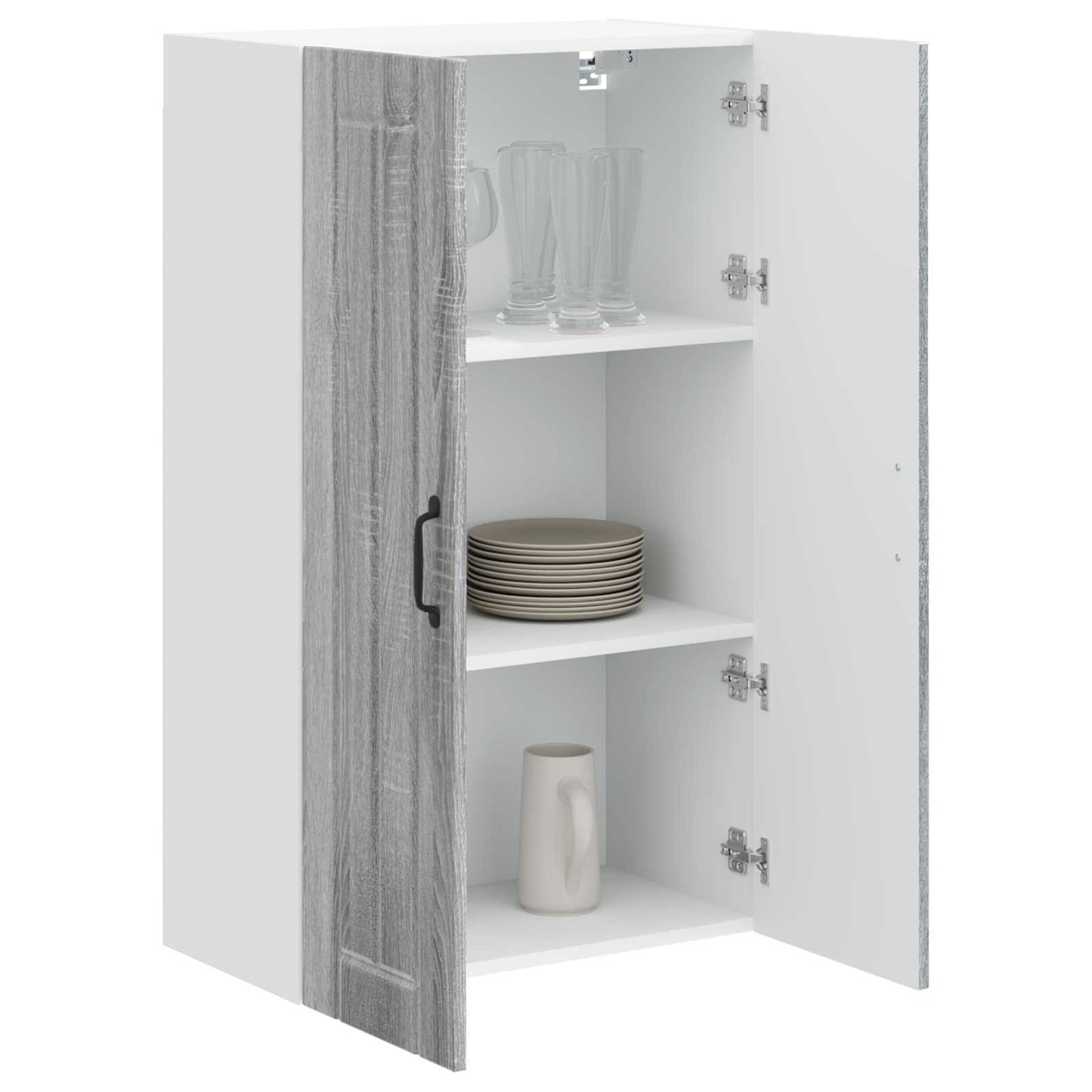 Vægskab LUCCA Grå sonoma-eg 60 x 31 x 100 cm Konstrueret træ