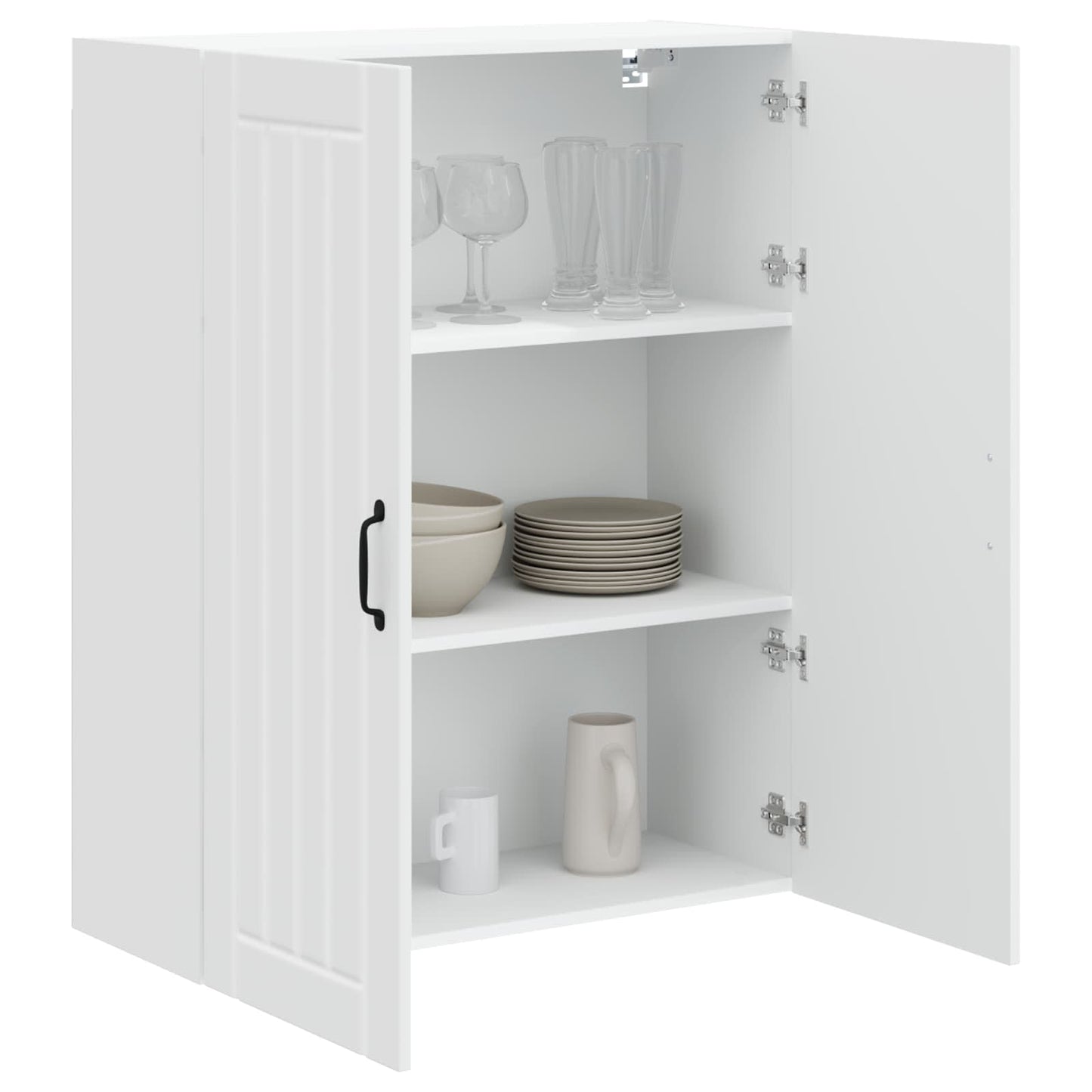 Vægskab LUCCA Hvid 80 x 31 x 100 cm Konstrueret træ