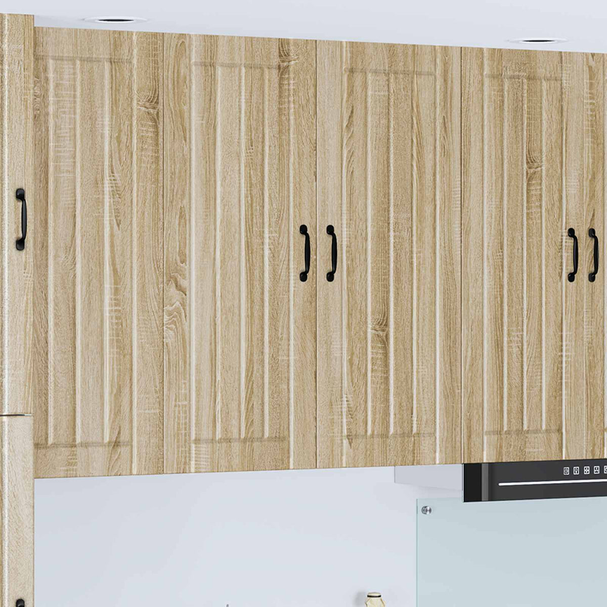 Vægskab LUCCA Sonoma-eg 80 x 31 x 100 cm Konstrueret træ