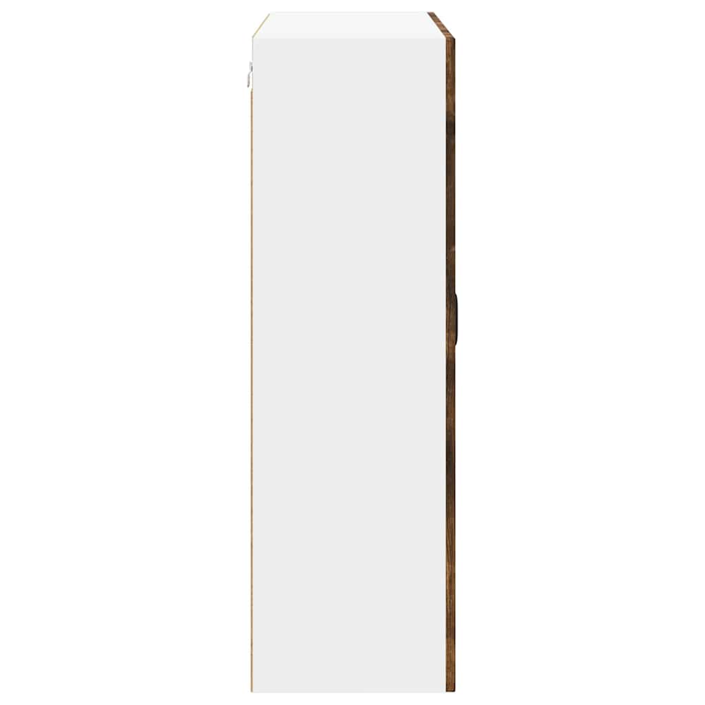 Vægskab LUCCA Røget eg 80 x 31 x 100 cm Konstrueret træ