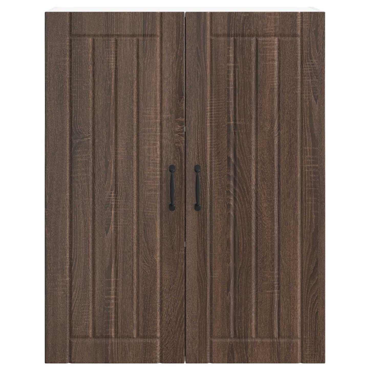 Vægskab LUCCA Brunt eg 80 x 31 x 100 cm Konstrueret træ