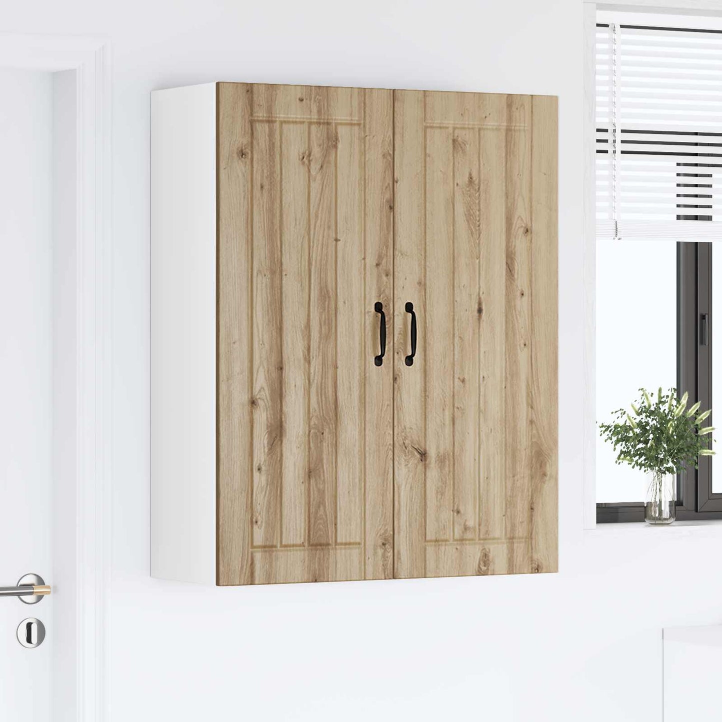 Vægskab LUCCA Artisan-eg 80 x 31 x 100 cm Konstrueret træ