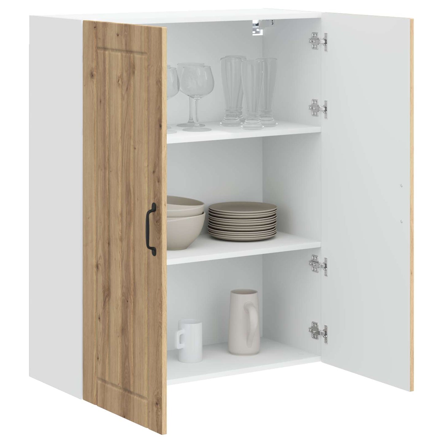Vægskab LUCCA Artisan-eg 80 x 31 x 100 cm Konstrueret træ