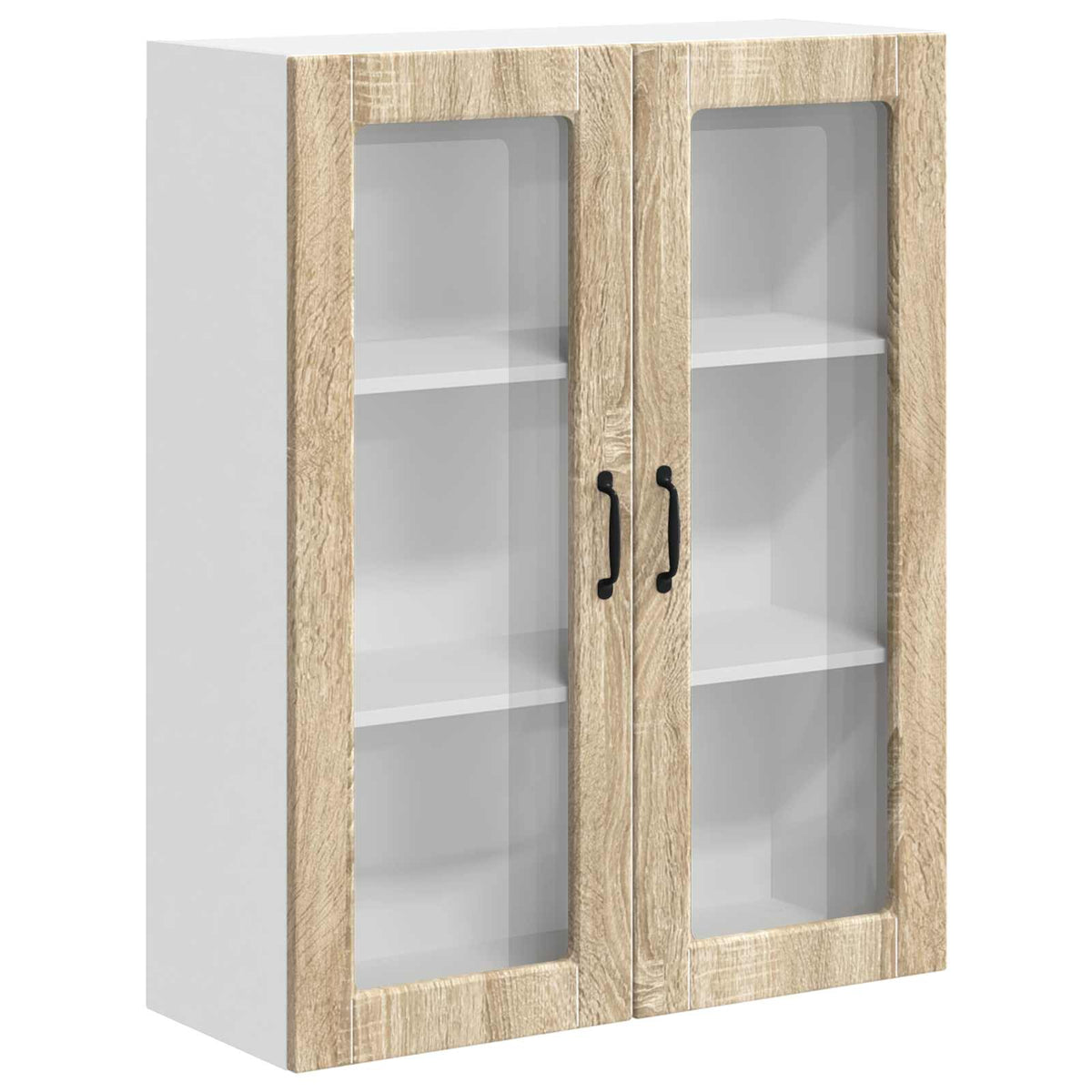 Væglågskab LUCCA Sonoma-eg 80 x 31 x 100 cm Konstrueret træ