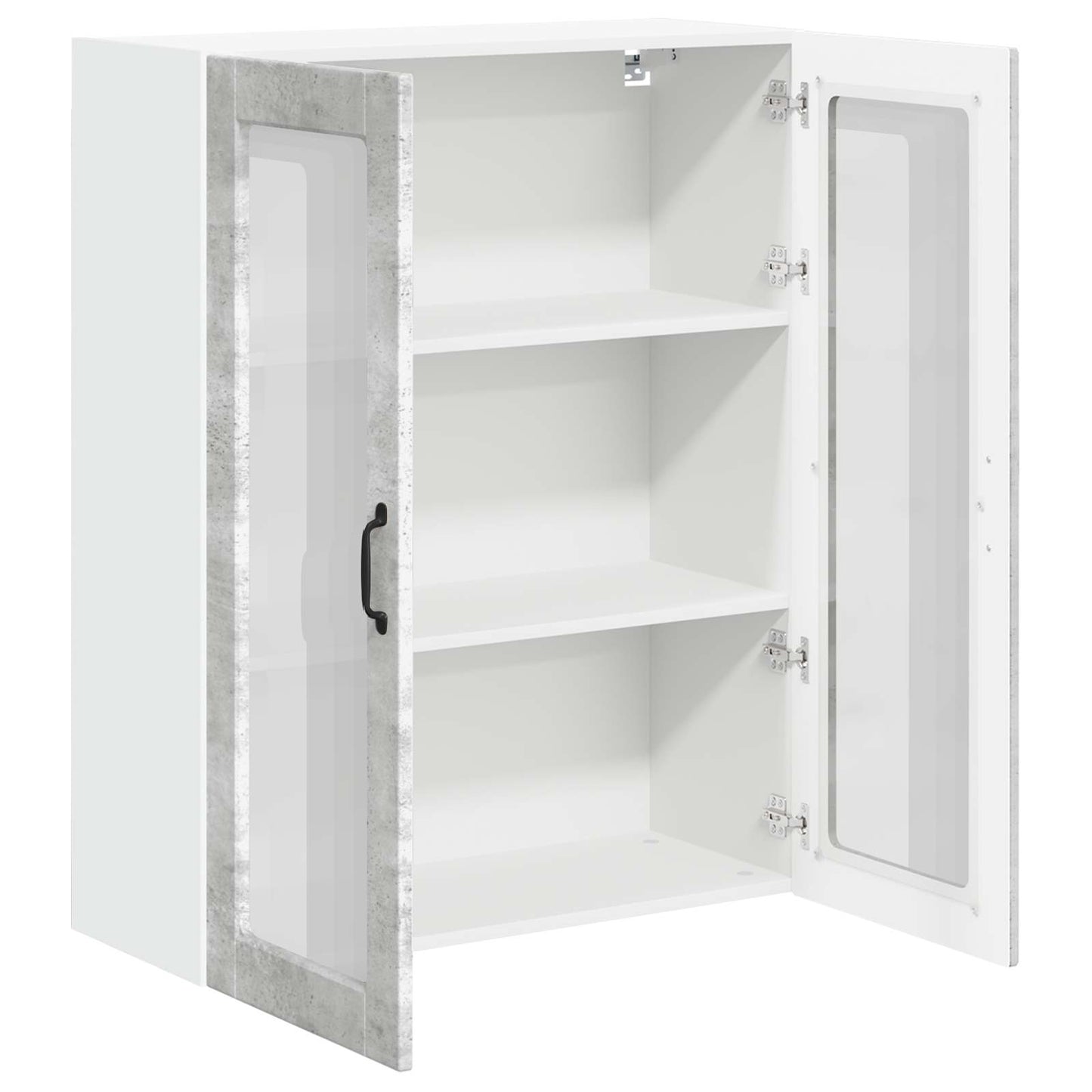 Væglågskab LUCCA Betongrå 80 x 31 x 100 cm Konstrueret træ