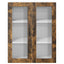 Væglågskab LUCCA Røget eg 80 x 31 x 100 cm Konstrueret træ