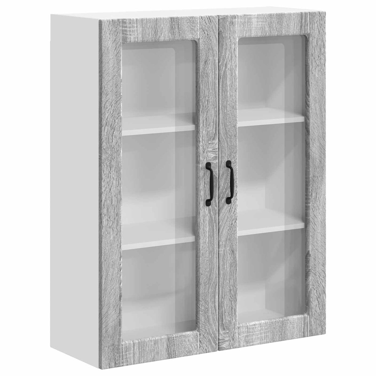 Væglågskab LUCCA Grå sonoma-eg 80 x 31 x 100 cm Konstrueret træ