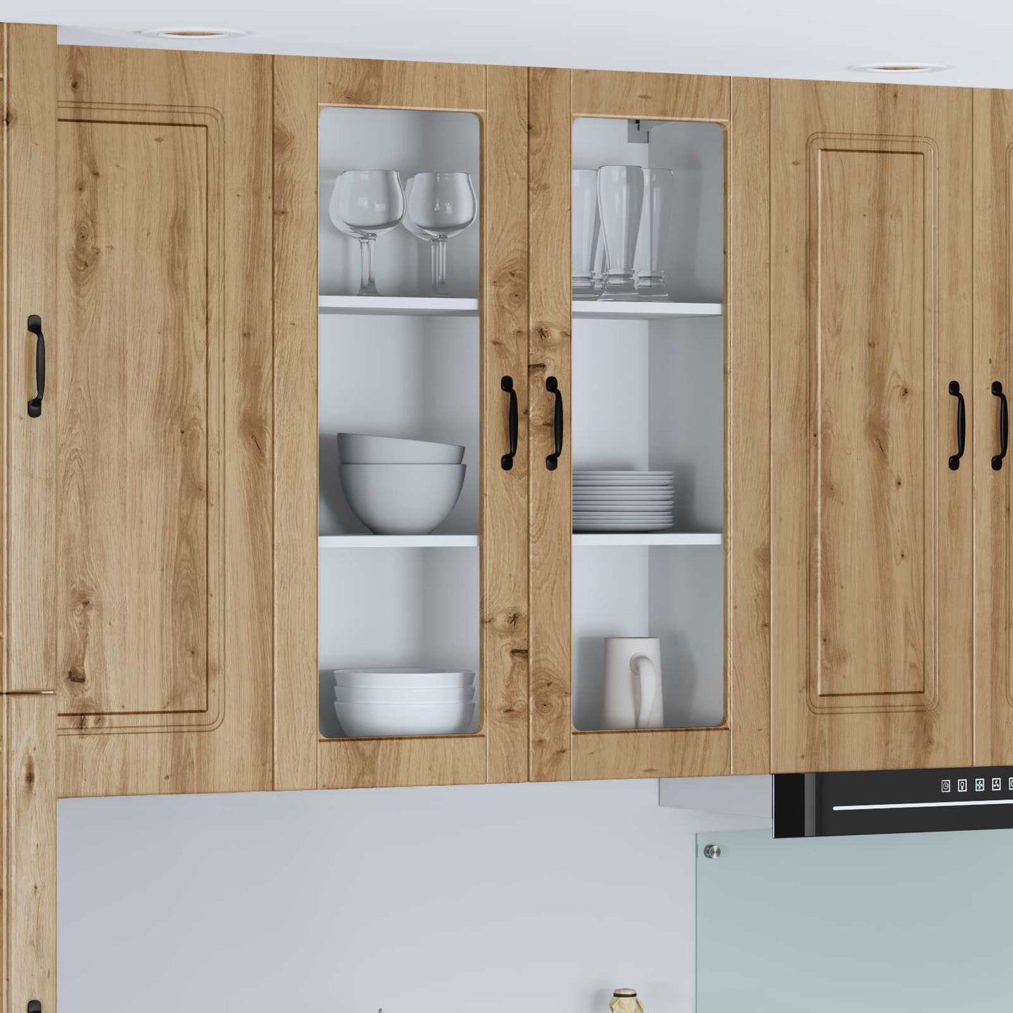 Væglågskab LUCCA Artisan-eg 80 x 31 x 100 cm Konstrueret træ