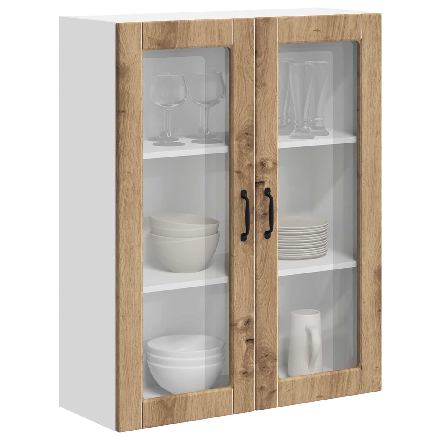 Væglågskab LUCCA Artisan-eg 80 x 31 x 100 cm Konstrueret træ