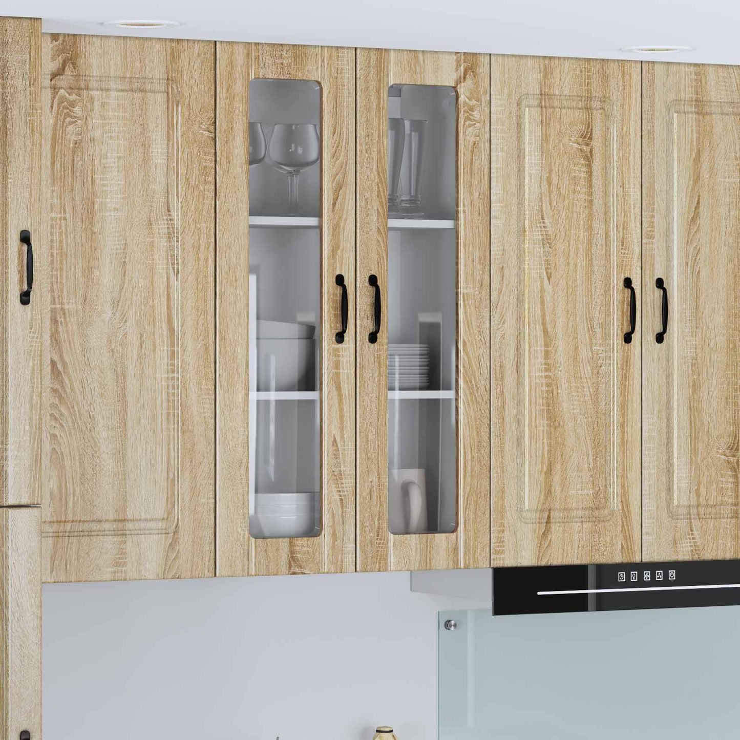 Væglågskab LUCCA Sonoma-eg 60 x 31 x 100 cm Konstrueret træ
