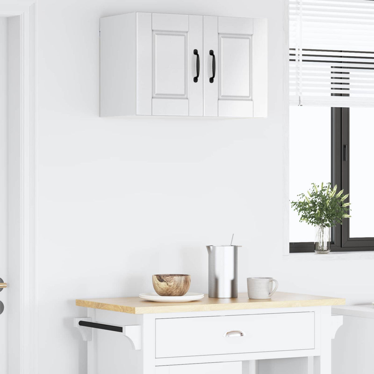 Vægskab PORTO Høj gloss hvid 60 x 31 x 40 cm Konstrueret træ