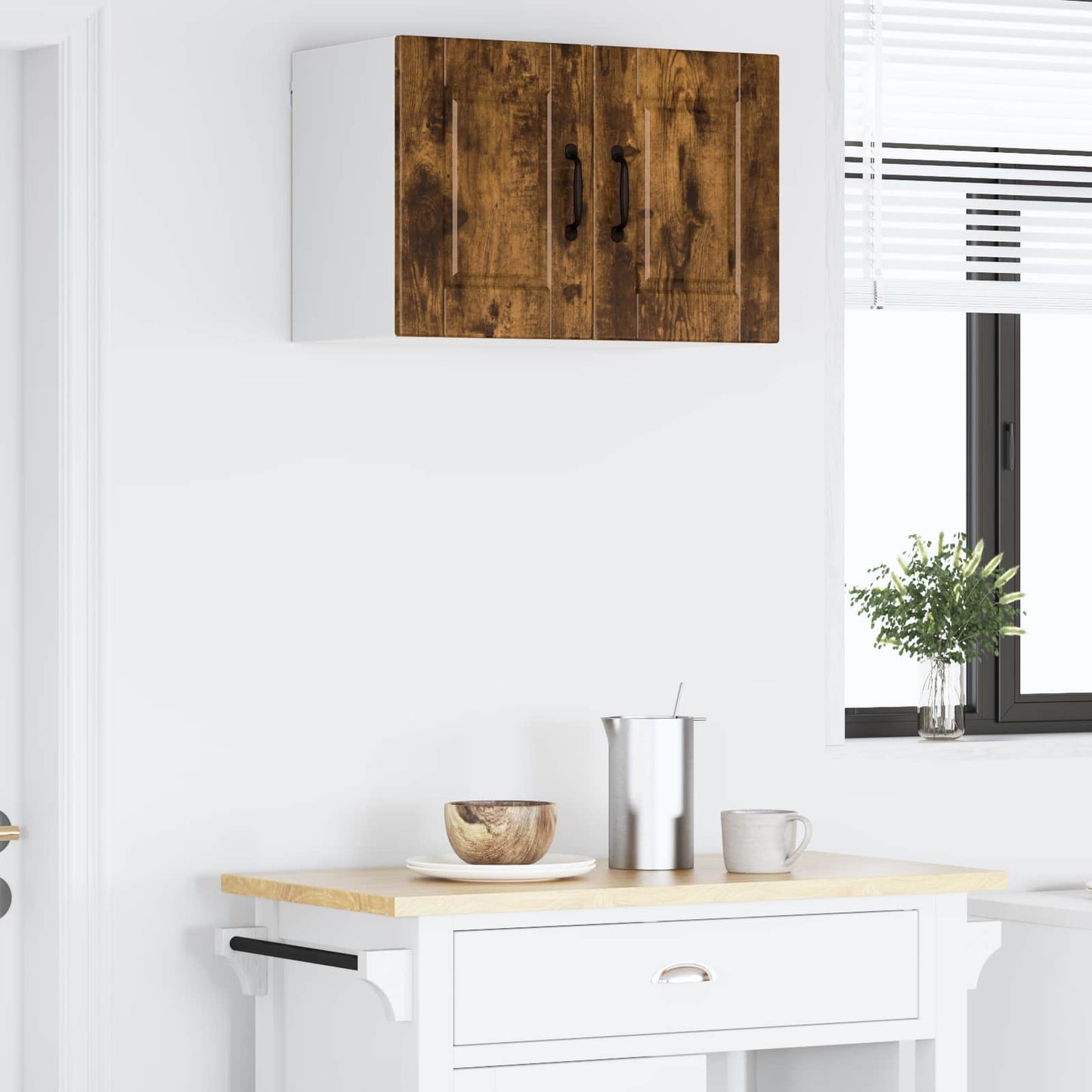 Vægskab PORTO Røget eg 60 x 31 x 40 cm Konstrueret træ