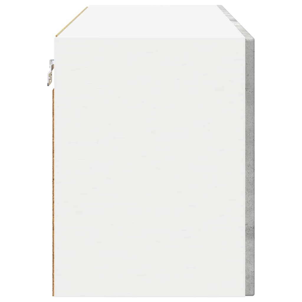 Væglågskab PORTO Beton Grå 80 x 31 x 40 cm Konstrueret træ