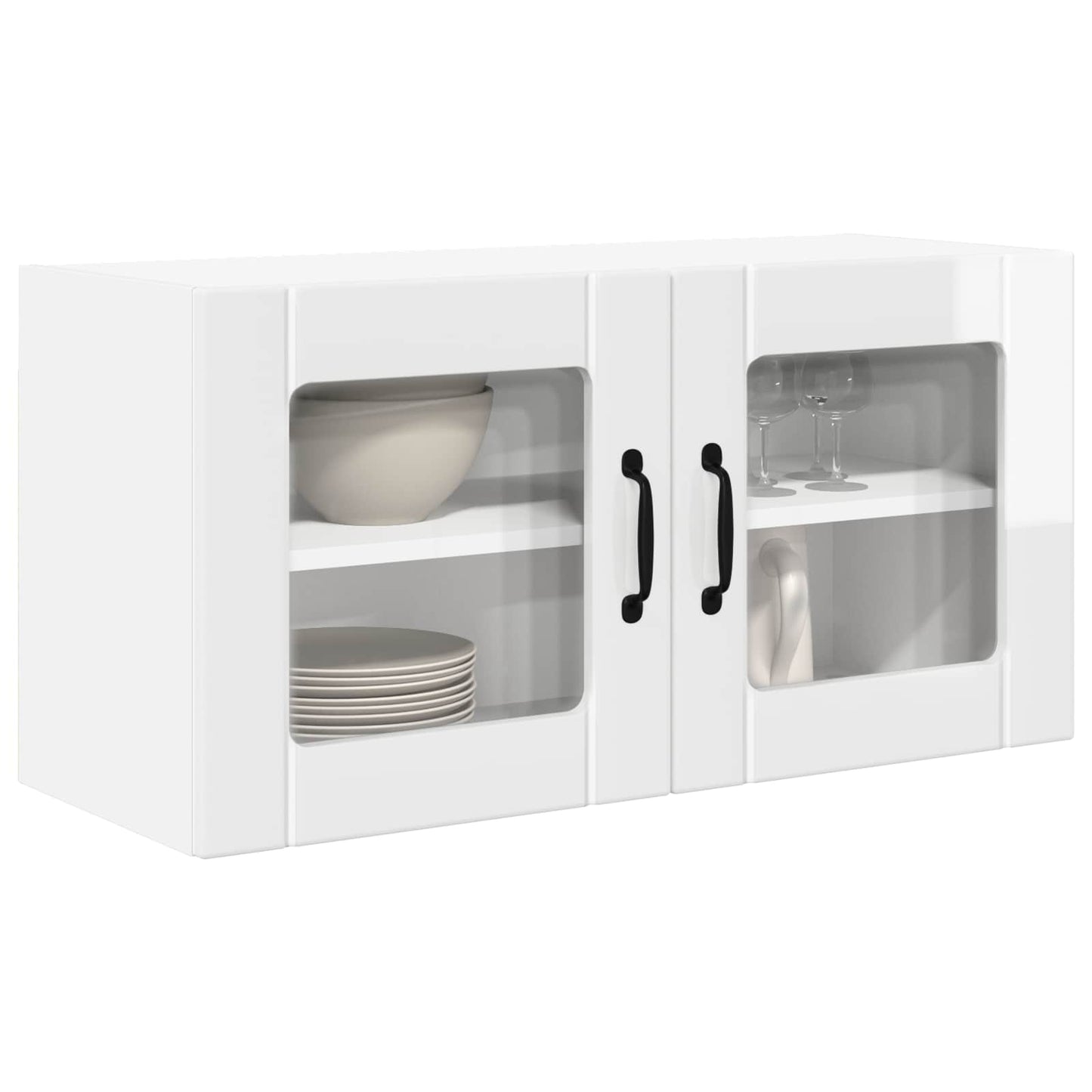 Væglågskab PORTO Høj gloss hvid 80 x 31 x 40 cm Konstrueret træ