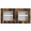 Væglågskab PORTO Røget eg 80 x 31 x 40 cm Konstrueret træ