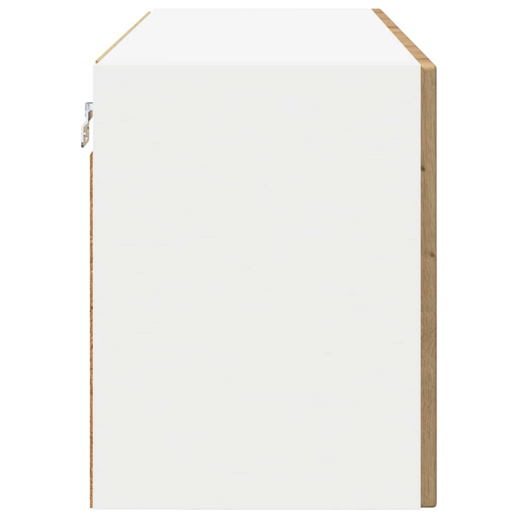 Væglågskab PORTO Artisan Egetræ 80 x 31 x 40 cm Konstrueret træ