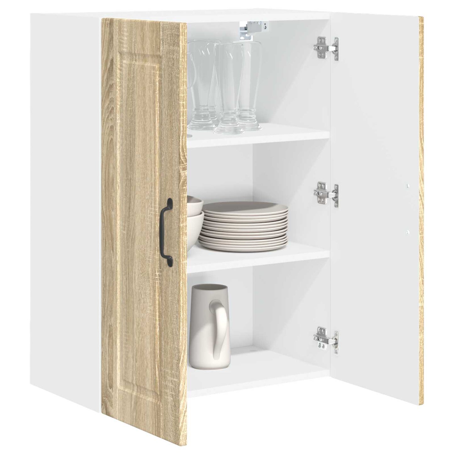 Vægskab PORTO Sonoma eg 60 x 31 x 80 cm Konstrueret træ