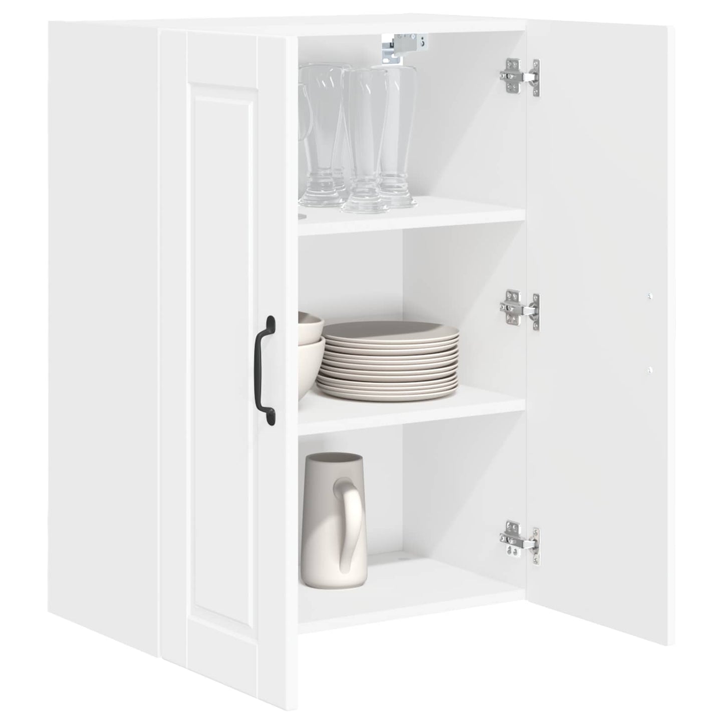 Vægskab PORTO Høj gloss hvid 60 x 31 x 80 cm Konstrueret træ